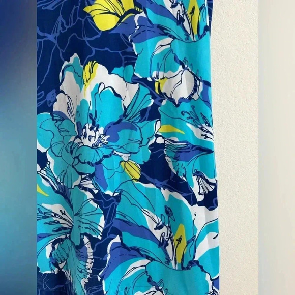 Liz Claiborne Sleeveless Floral Dress Large - Picture 3 of 7